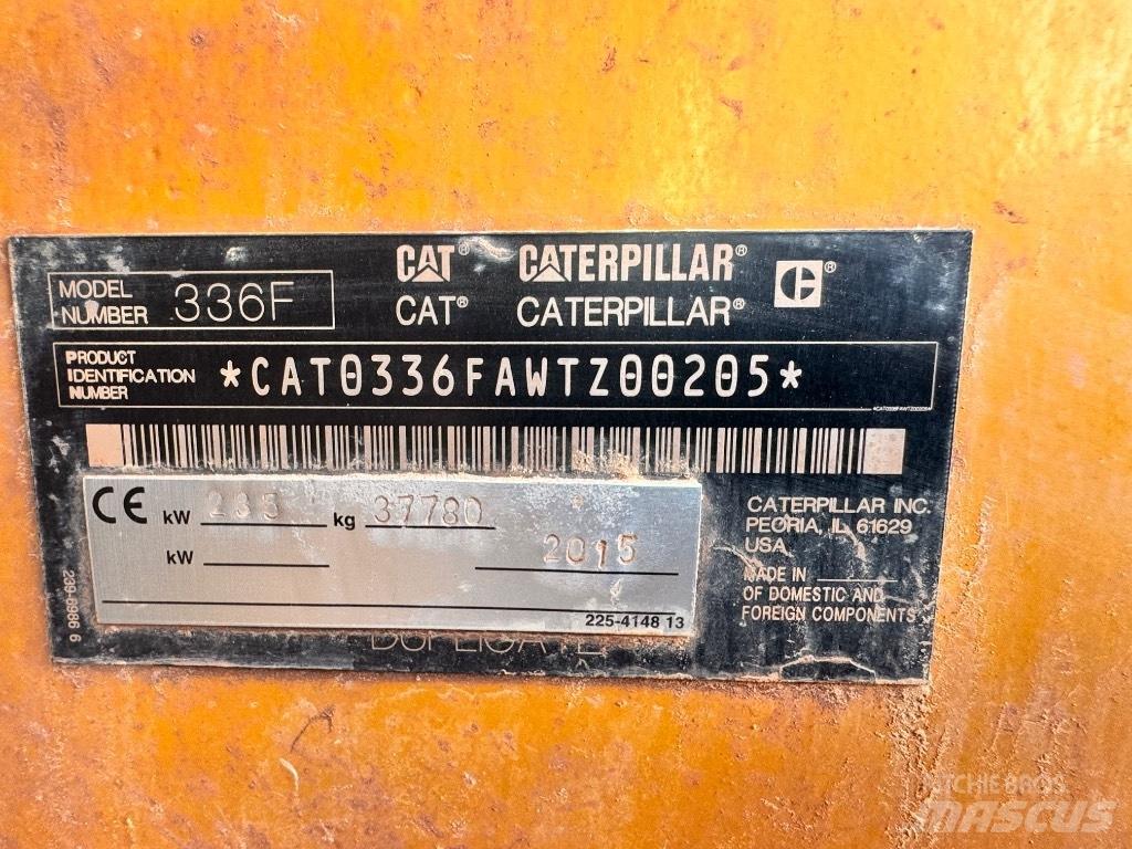 CAT 336 F L 대형 굴삭기 29톤 이상