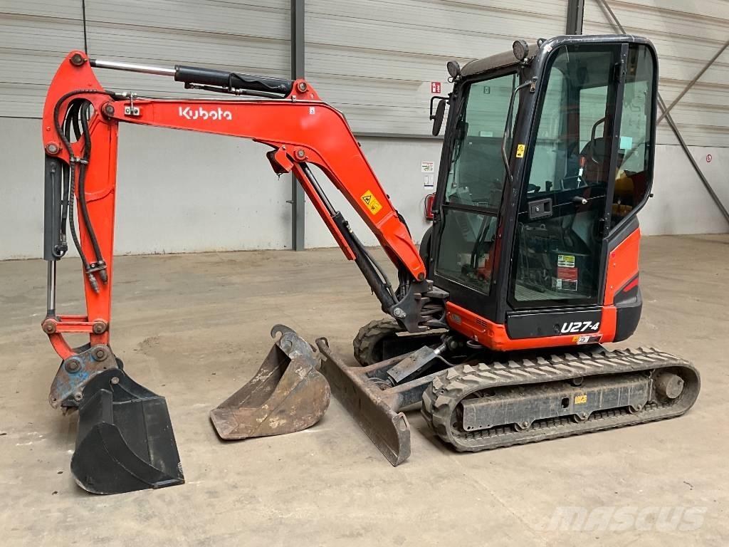 Kubota U 27-4 HI 소형 굴삭기 7톤 미만