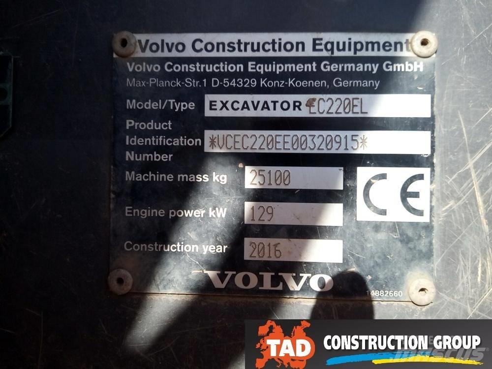 Volvo EC 220 EL 대형 굴삭기 29톤 이상
