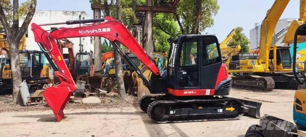 Kubota KX183 중형굴삭기 7톤-28톤