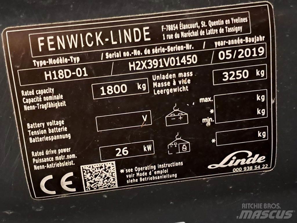Linde H18D-01 디젤 지게차