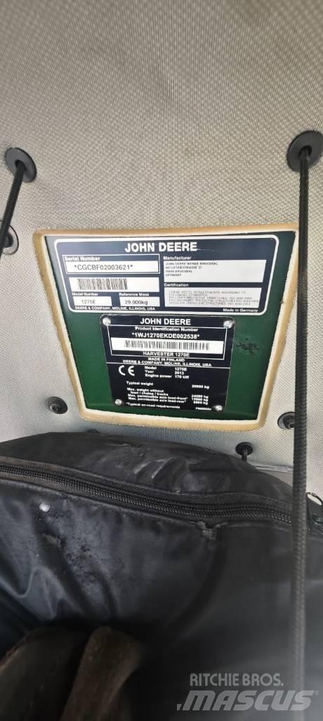 John Deere 1270 E 원목 하베스터