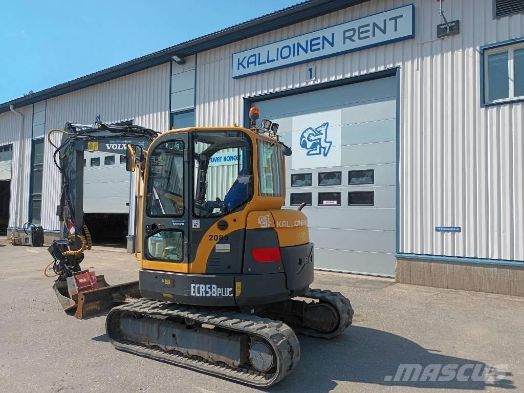 Volvo ECR 58 소형 굴삭기 7톤 미만