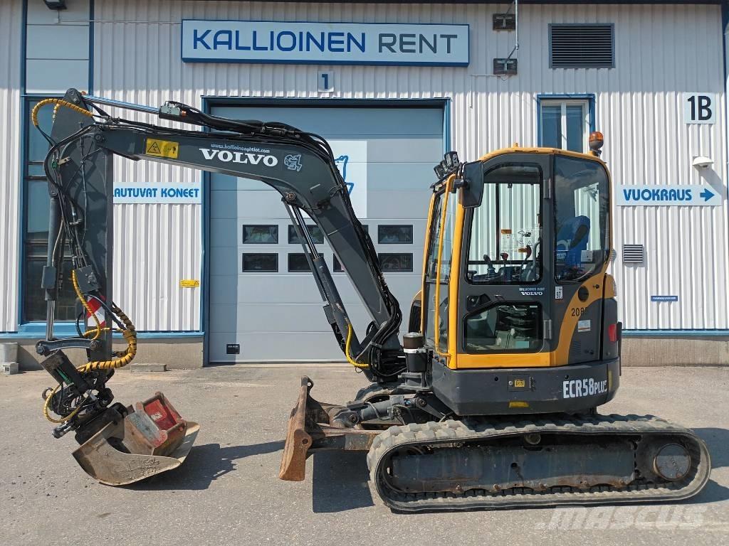 Volvo ECR 58 소형 굴삭기 7톤 미만