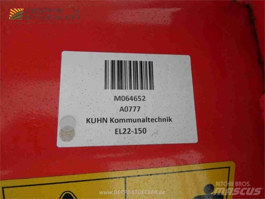 Kuhn EL22-150 지반 준비 작업