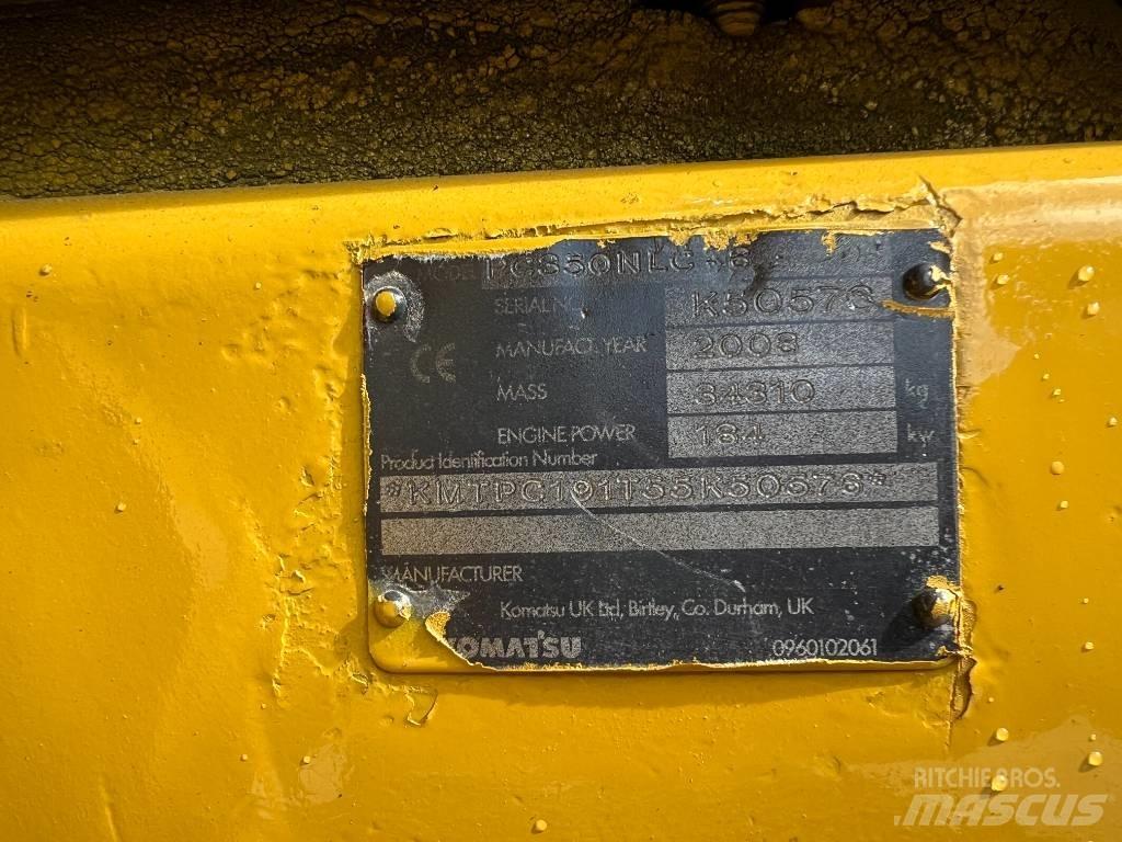 Komatsu PC 350 NLC-8 대형 굴삭기 29톤 이상