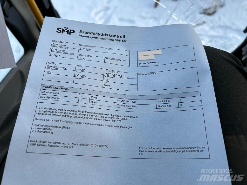 Volvo EC 300 D L 대형 굴삭기 29톤 이상