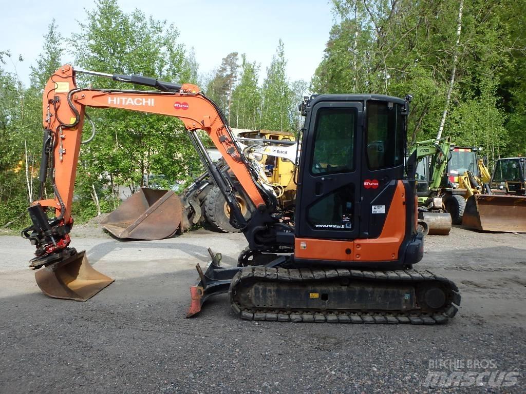 Hitachi ZX 55 U-5 A 소형 굴삭기 7톤 미만