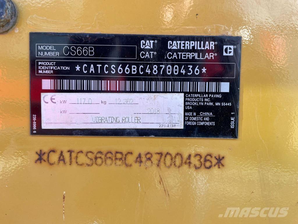 CAT CS66B 싱글 드럼 롤러