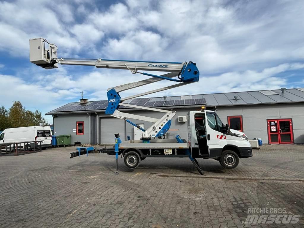 Iveco 35-140 트럭 탑재 고소작업대