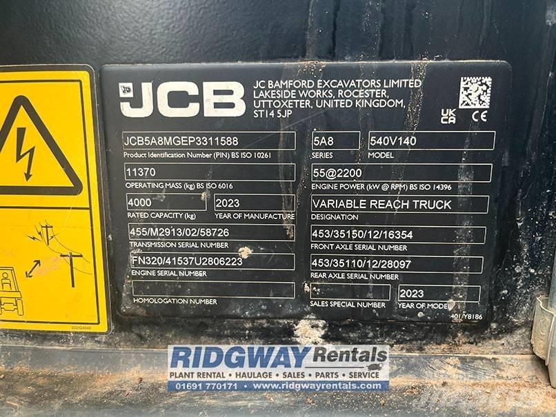 JCB 540-140 텔러 핸들러