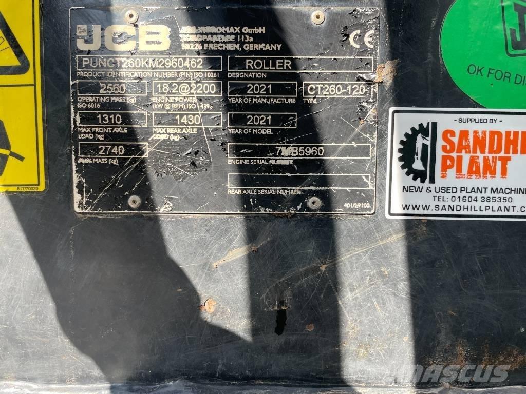 JCB CT 260-120 트윈 드럼 롤러