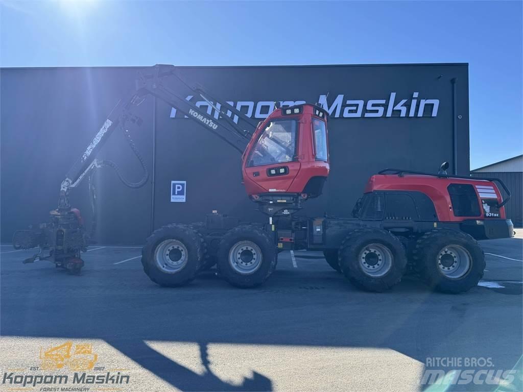 Komatsu 931XC 원목 하베스터