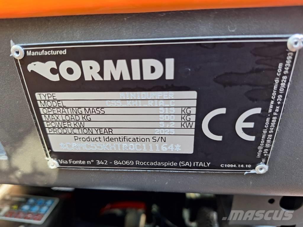 Cormidi C60 and C55  궤도식 덤프