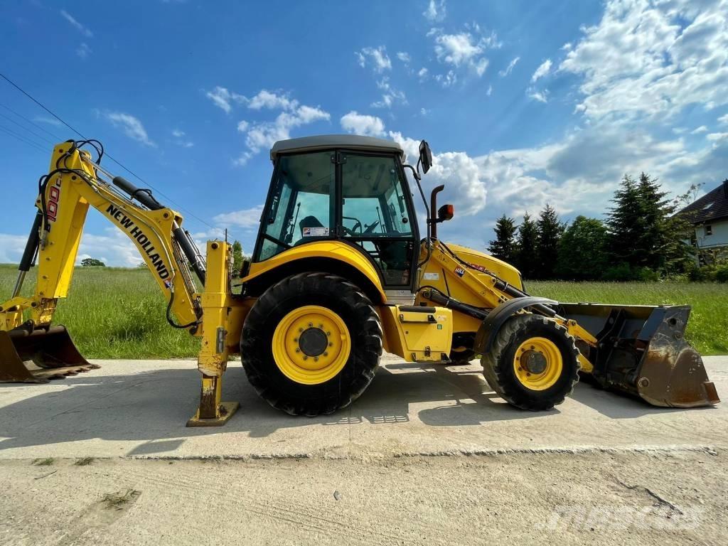 New Holland B 100 C 백호로더