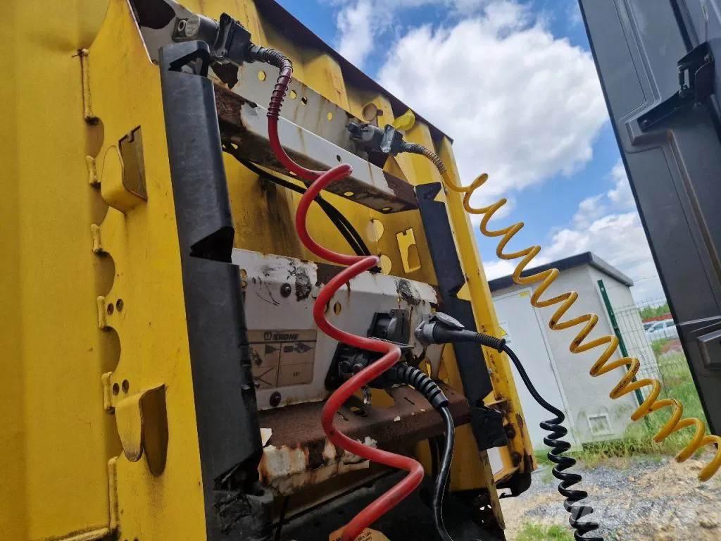 Krone SD 27 플랫베드/드롭사이드 세미 트레일러