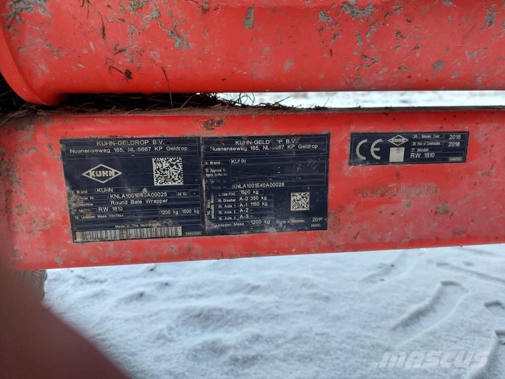 Kuhn RW 1810 3D 건초 포장기