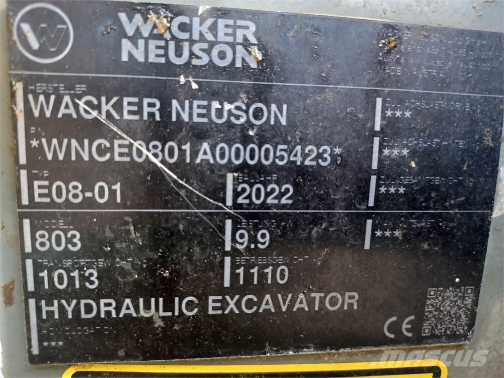 Wacker Neuson 803 대형 굴삭기 29톤 이상