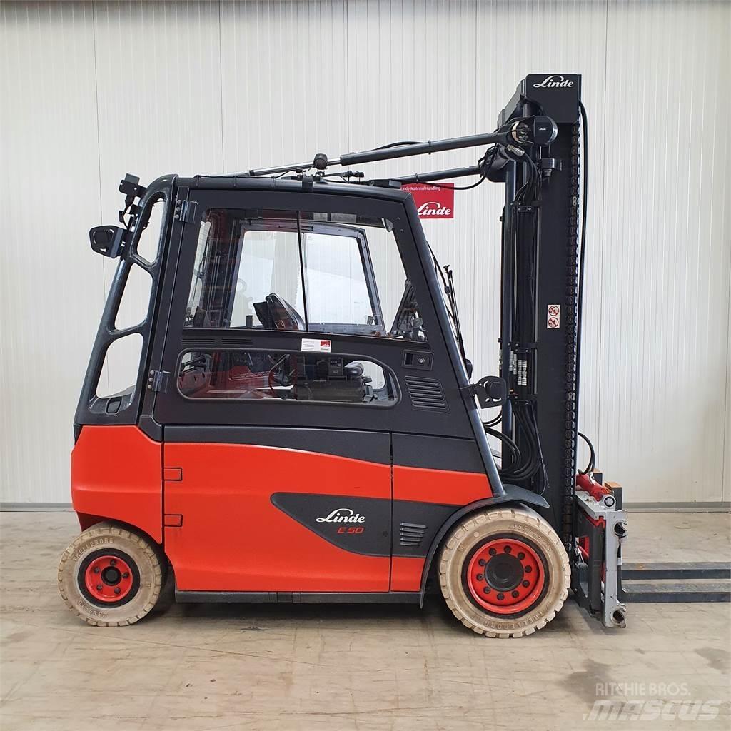 Linde E50HL 전동 지게차