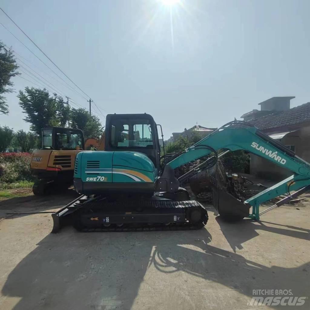 Sunward SWE 70 E 소형 굴삭기 7톤 미만