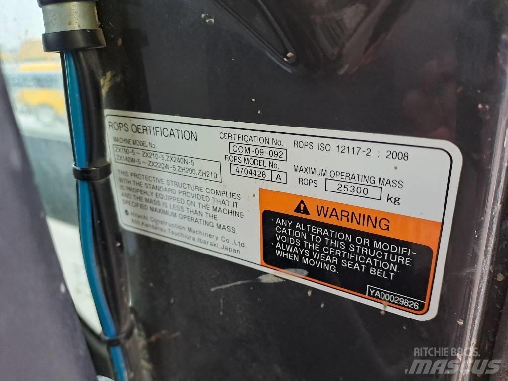 Hitachi ZX210LC-5B 대형 굴삭기 29톤 이상