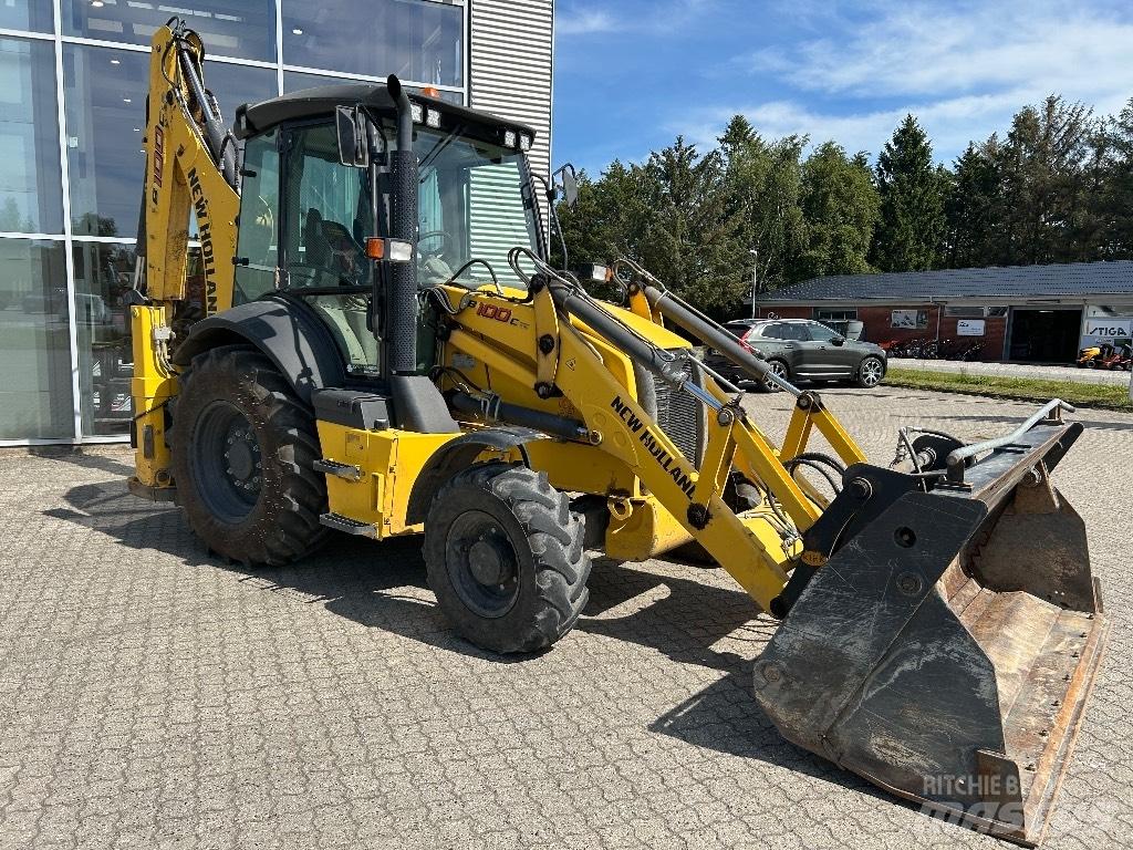 New Holland B 100 C 백호로더