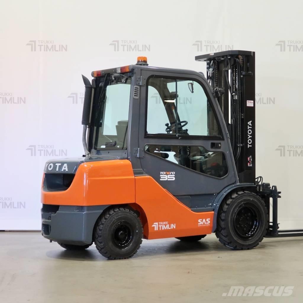 Toyota 02-8FDJF35 디젤 지게차