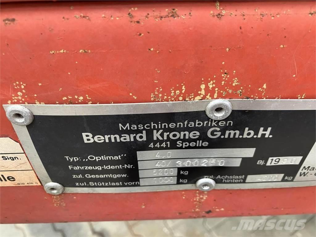 Krone Optimat 4.0 퇴비살포기