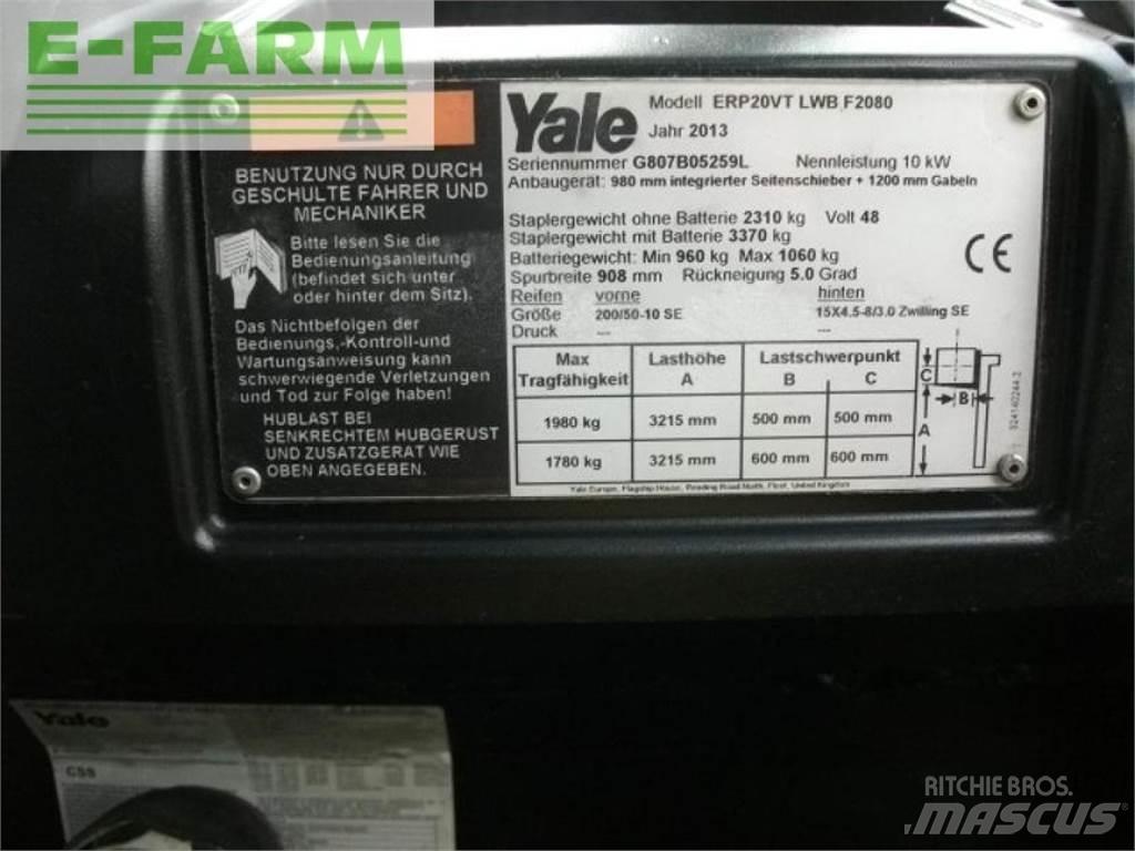 Yale erp 20 vt lwb 그 외 지게차