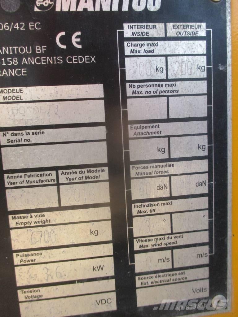 Manitou 150 AET JC 관절형 전동이동 리프트