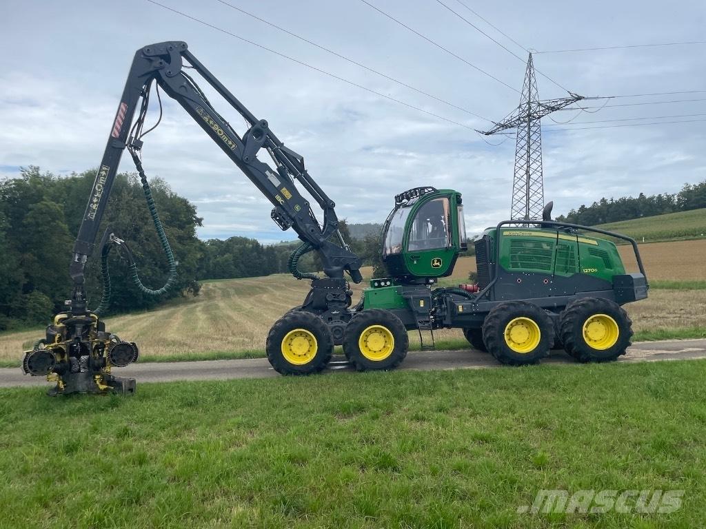 John Deere 1270G 8WD 원목 하베스터