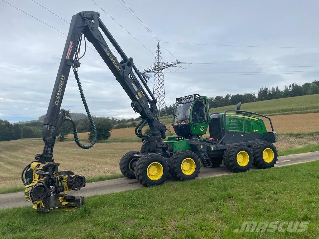 John Deere 1270G 8WD 원목 하베스터