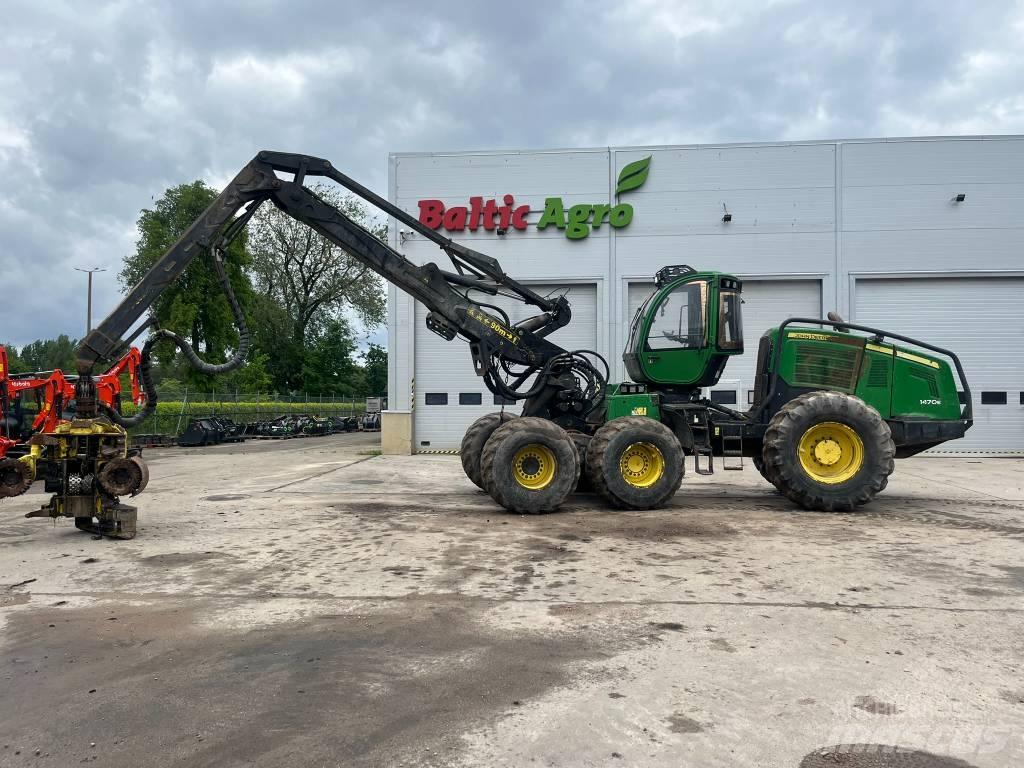John Deere 1470E 원목 하베스터