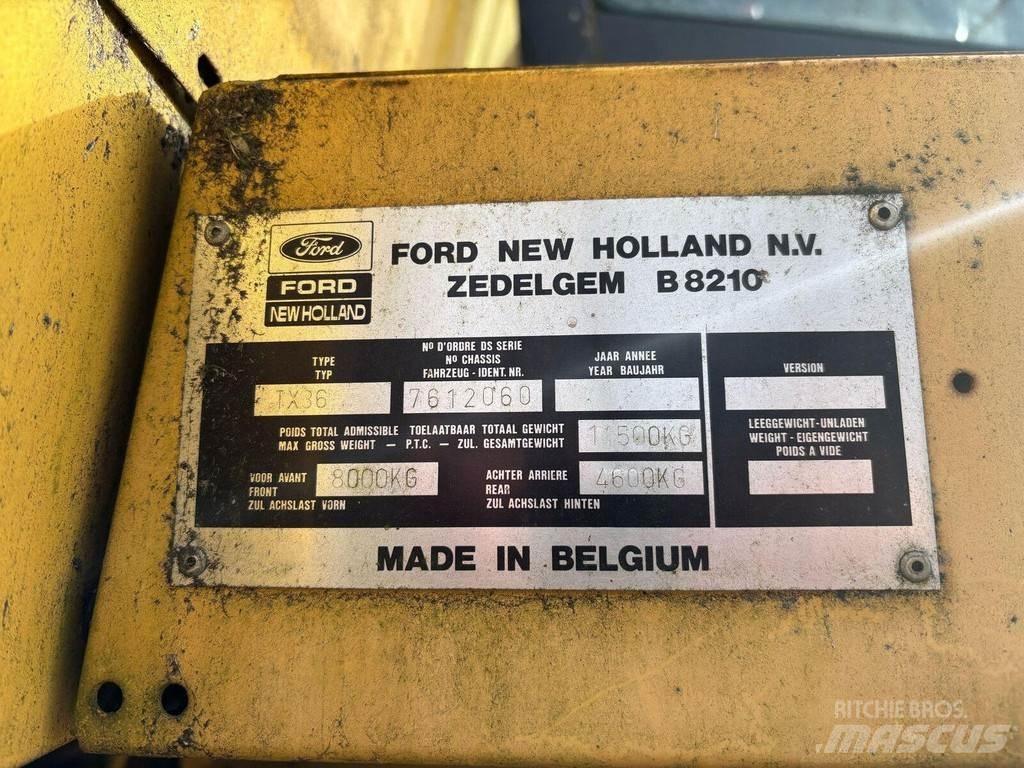New Holland TX 36 콤바인 수확기