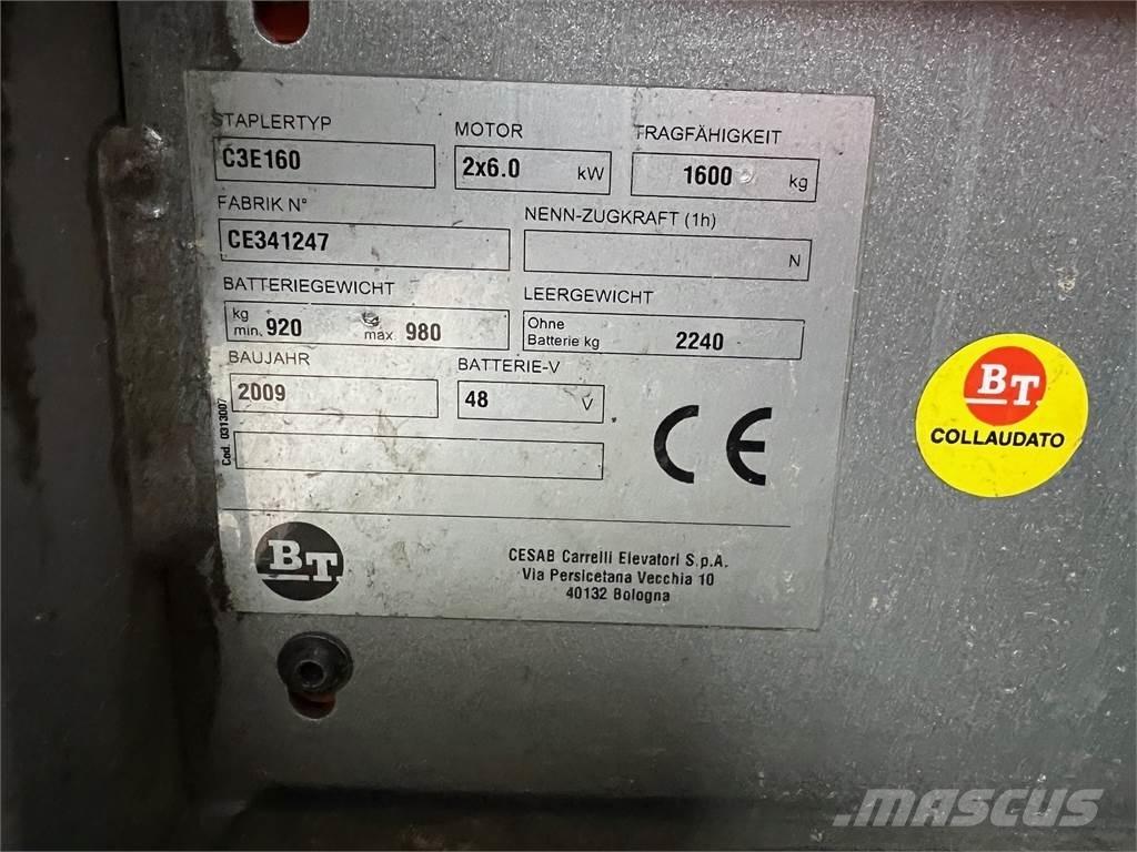 BT C3E160 전동 지게차