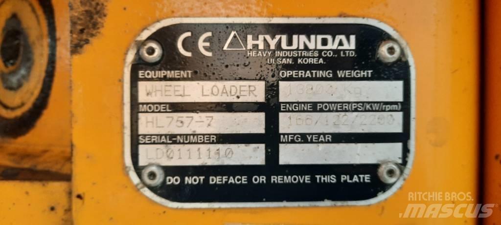 Hyundai HL 757-7  휠로우더