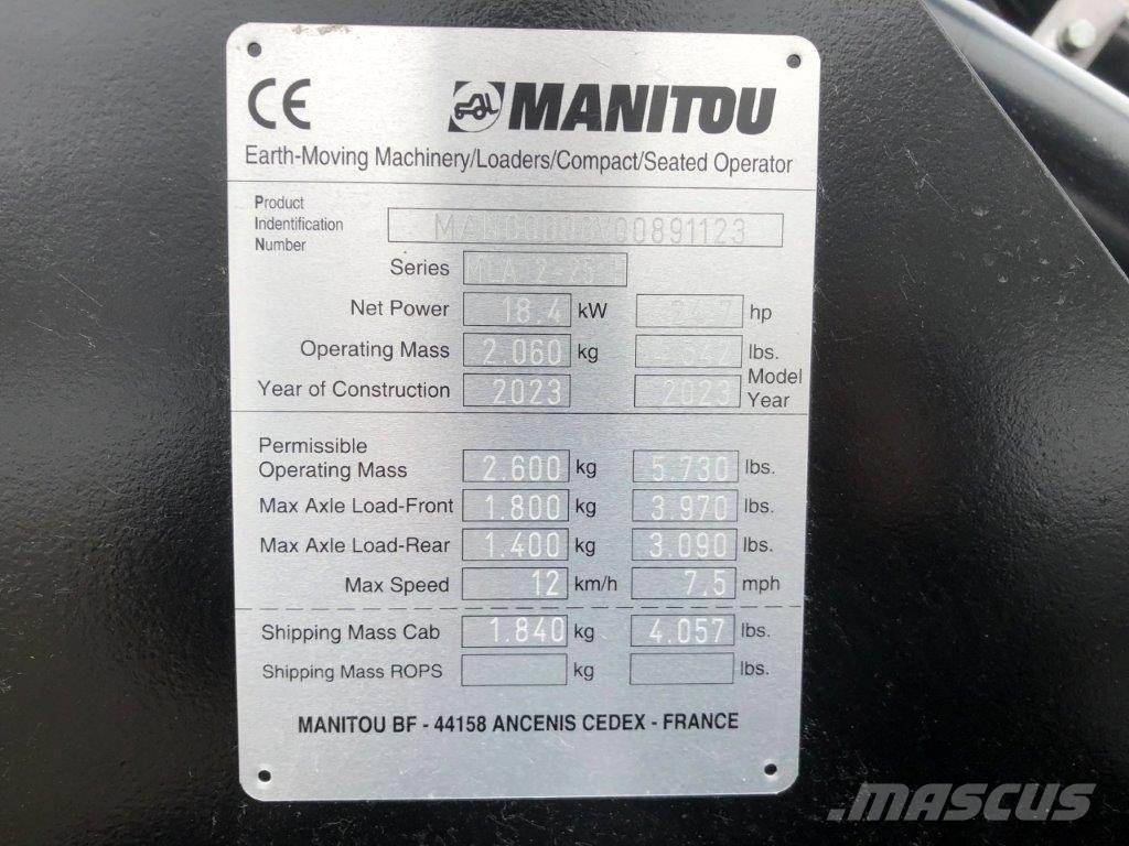 Manitou MLA 2-25 H 농기계 - 기타