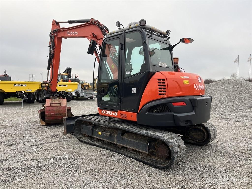 Kubota KX 080-4 중형굴삭기 7톤-28톤