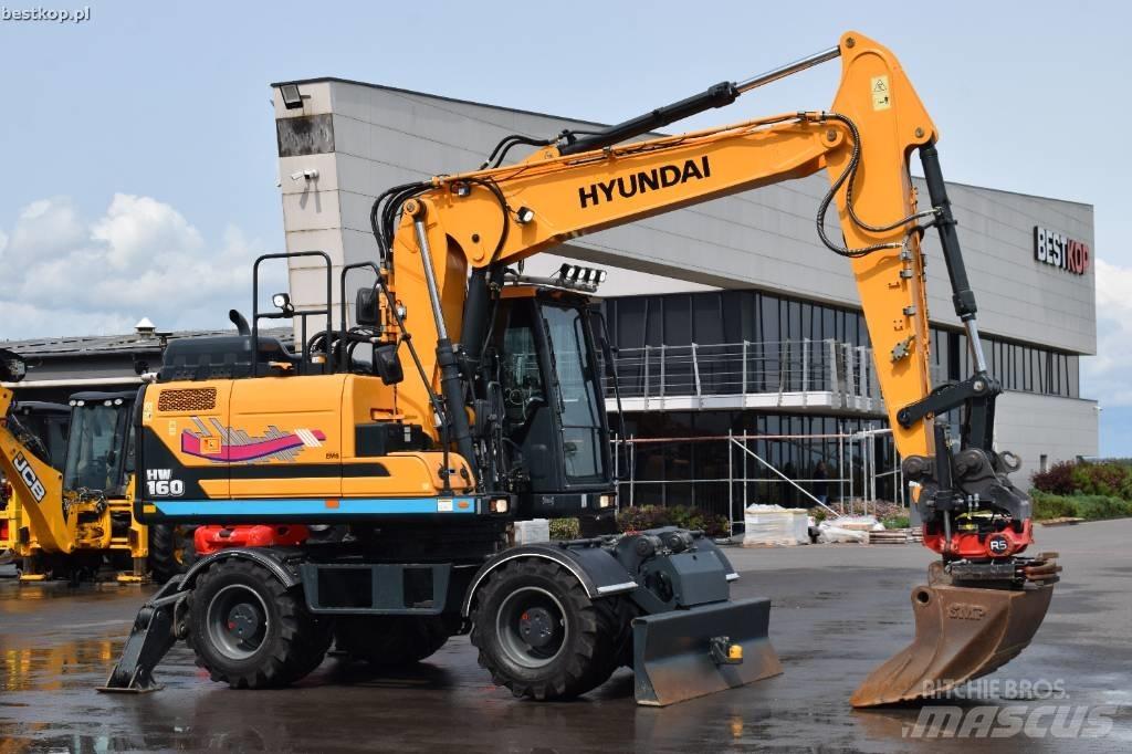 Hyundai HW 160  휠 굴삭기