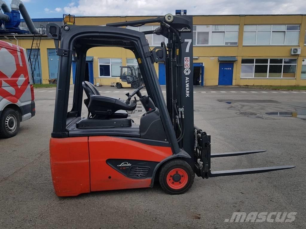 Linde E16C 전동 지게차