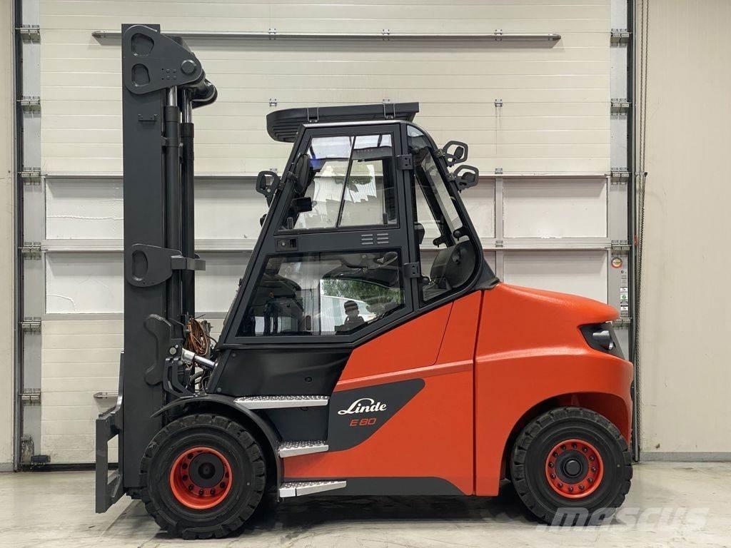 Linde E80-01/900 전동 지게차