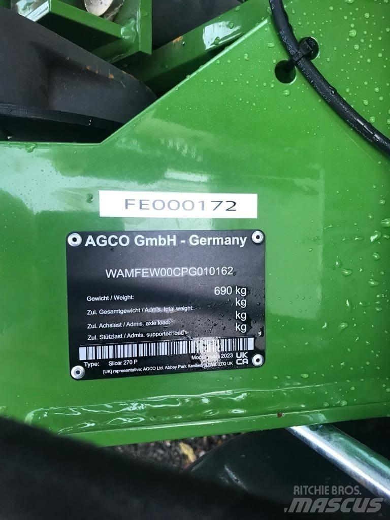 Fendt Slicer 270P 제초기