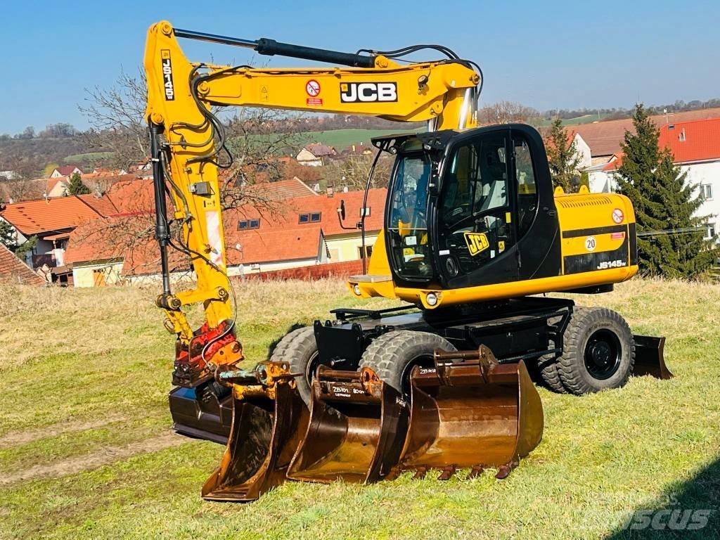 JCB JS 145 W  휠 굴삭기