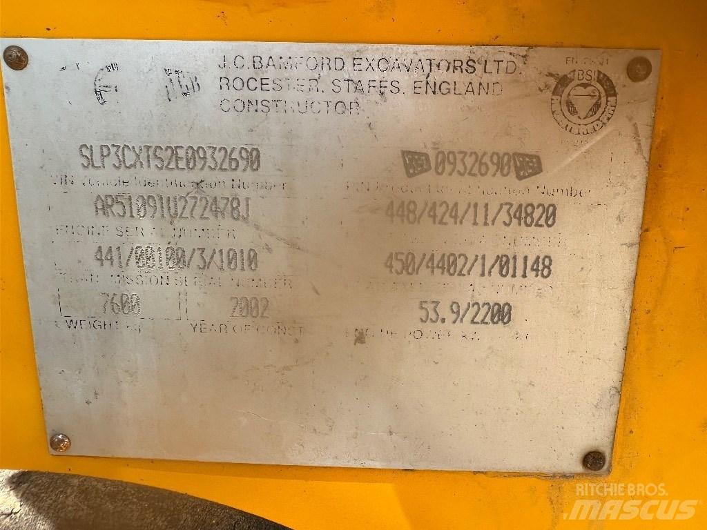 JCB 3 CX 백호로더