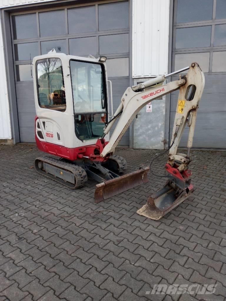 Takeuchi TB 216 소형 굴삭기 7톤 미만