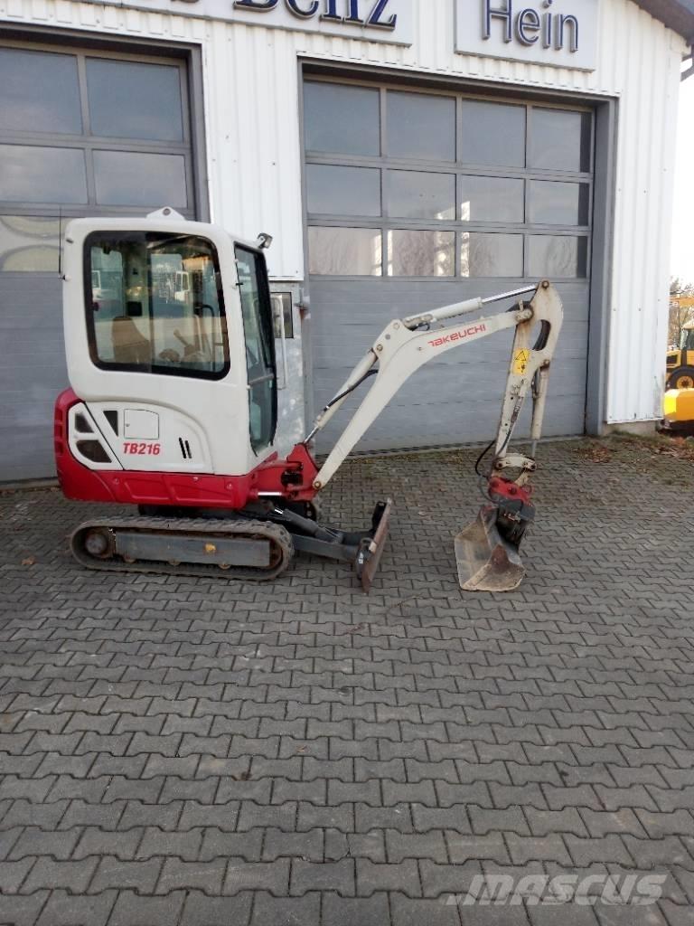 Takeuchi TB 216 소형 굴삭기 7톤 미만