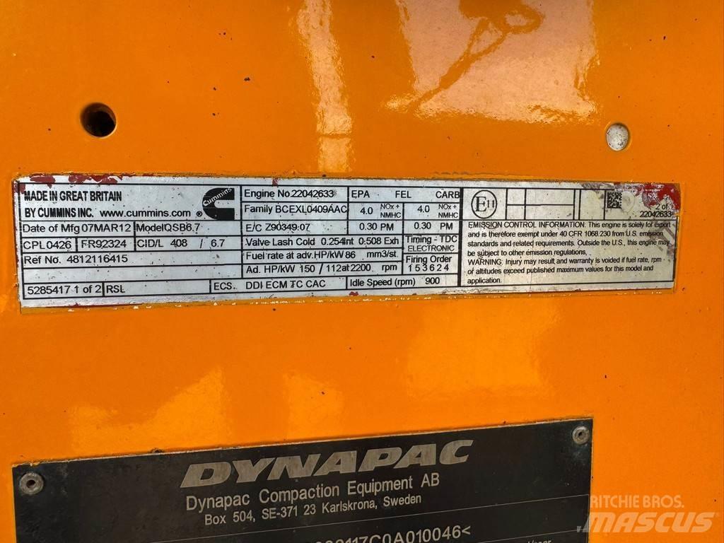 Dynapac CA362PD 싱글 드럼 롤러