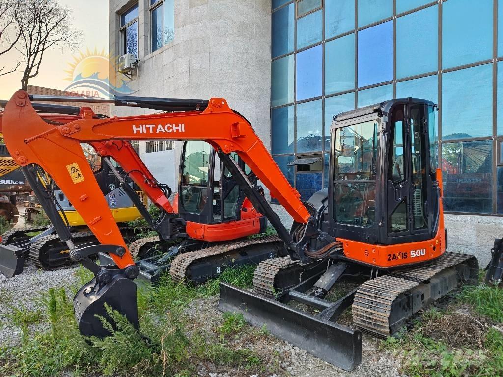 Hitachi ZX 50 U 소형 굴삭기 7톤 미만