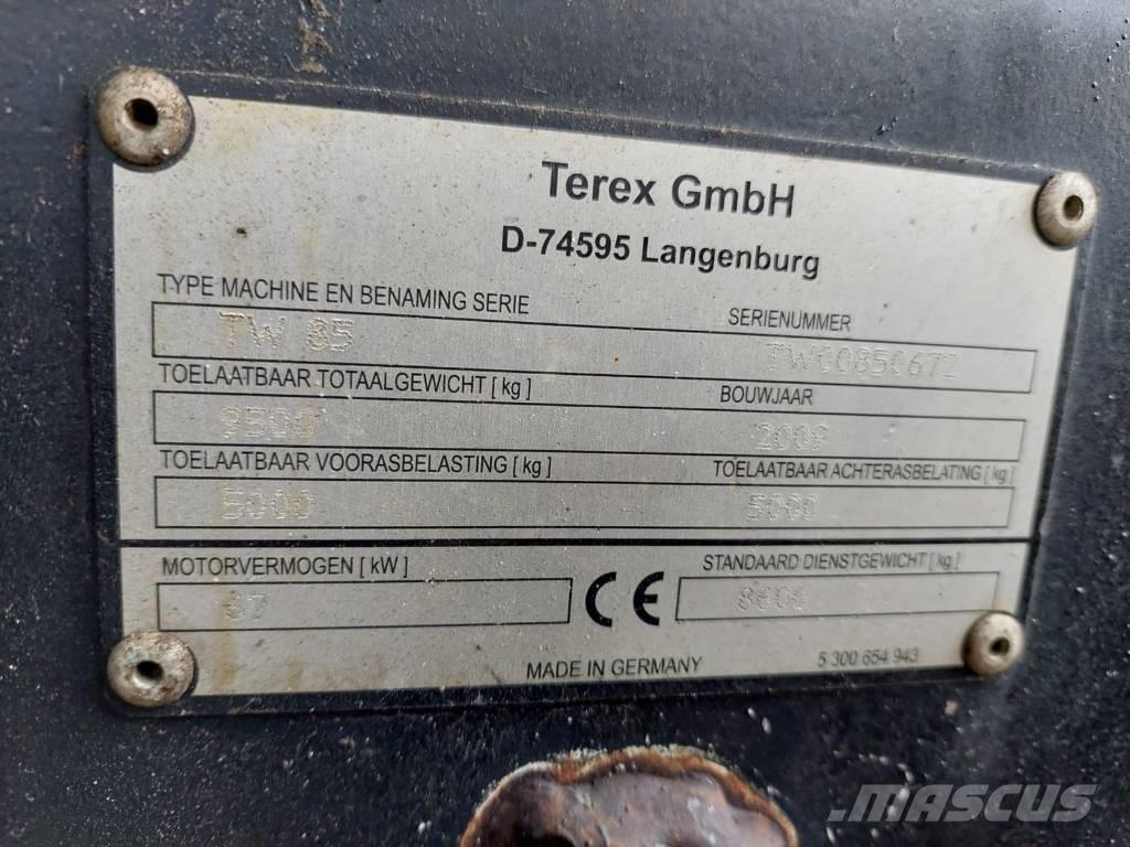 Terex TW 85  휠 굴삭기
