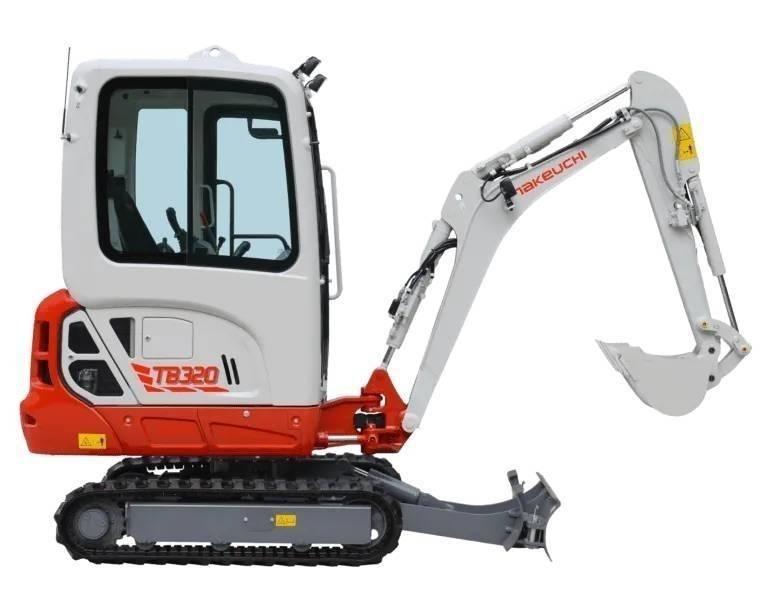 Takeuchi TB320 소형 굴삭기 7톤 미만